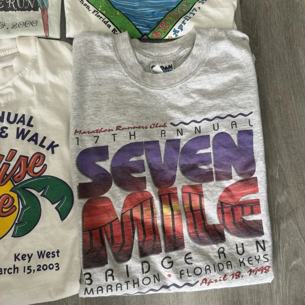 Vintage Lot of 16 Rare Key West Marathon Race Running Shirts Tees 5k, 7 Mile - Picture 15 of 16